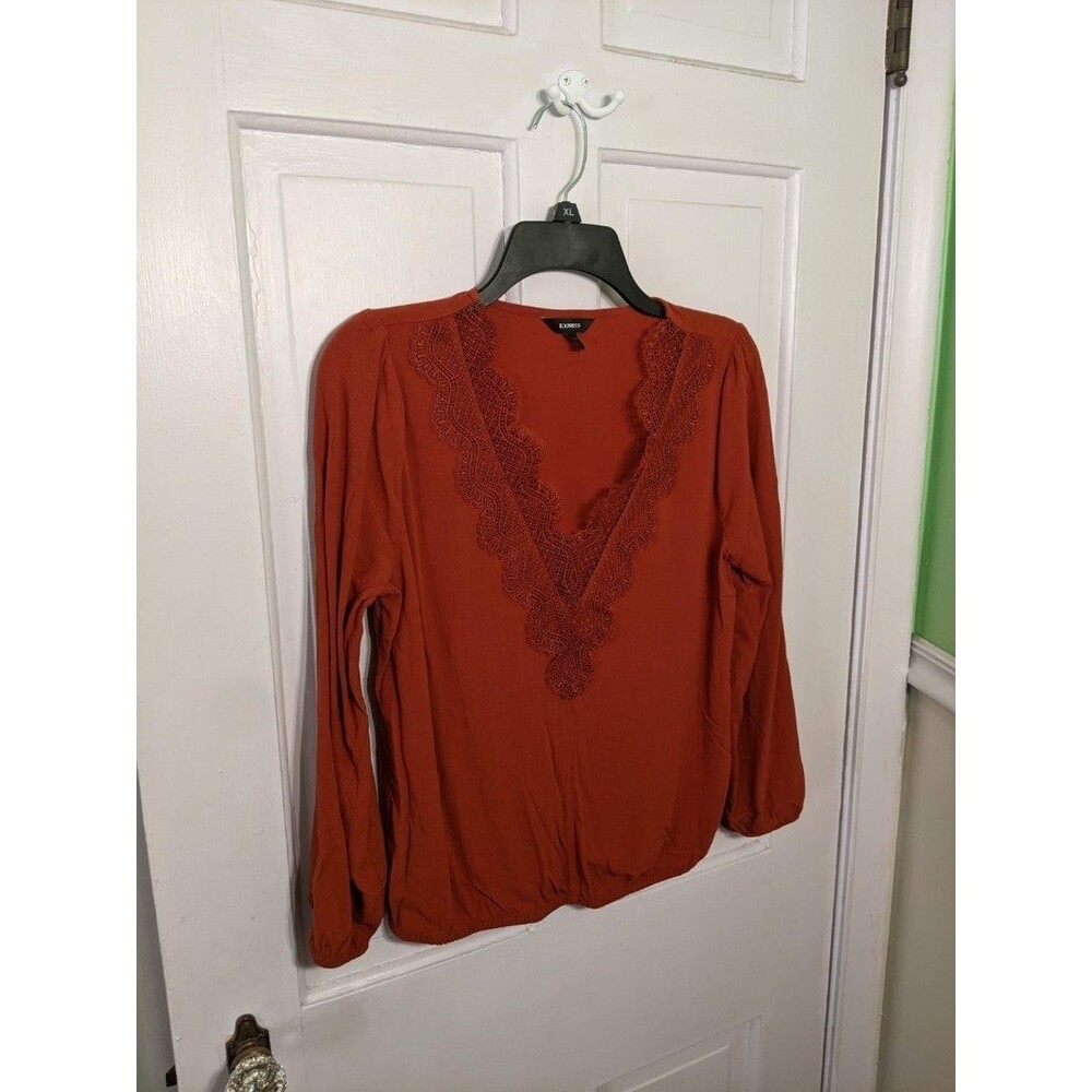 Express Lace Trim Top Size S